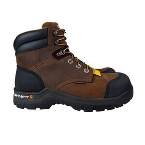 Carhartt Rugged Flex 6" Boot Mens Size 11.5M Comp Toe Brown Leather Waterproof